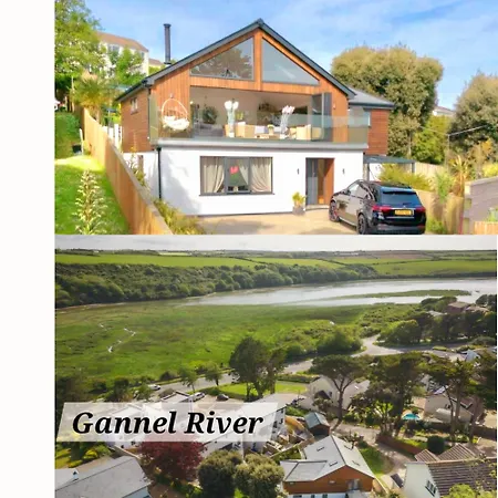 Cornwall Sunray Palm - Gannel River Views, Close To Boating Lake, Pentire & Fistral Beach, Newquay Centre, Private Location *